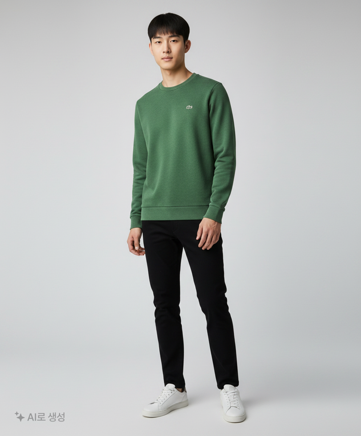 라코스테(LACOSTE) 남성 데일리 라운드 맨투맨 LCST SH930E-19C031 5