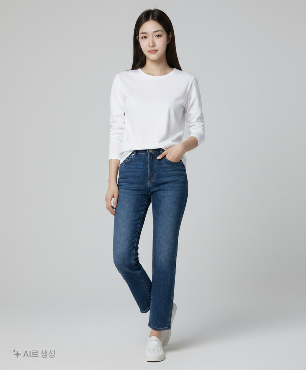 무신사 스탠다드(MUSINSA STANDARD) 긴소매 티셔츠 S