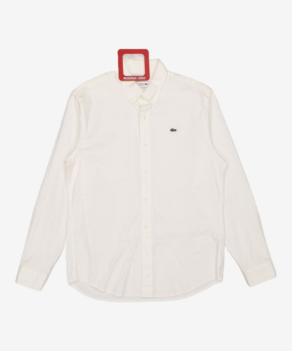 라코스테(LACOSTE) 남성 베이직 옥스포드 셔츠 [화이트] M