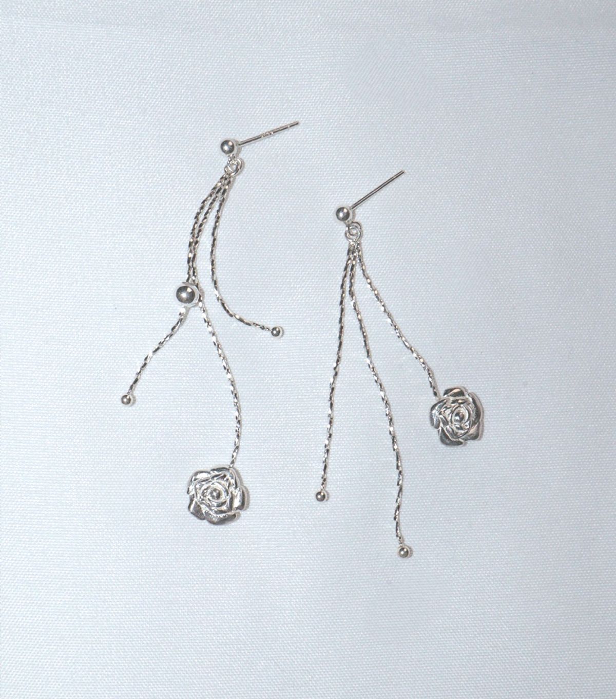 로아시(LOASI) lovely rose. rose drop chain earring