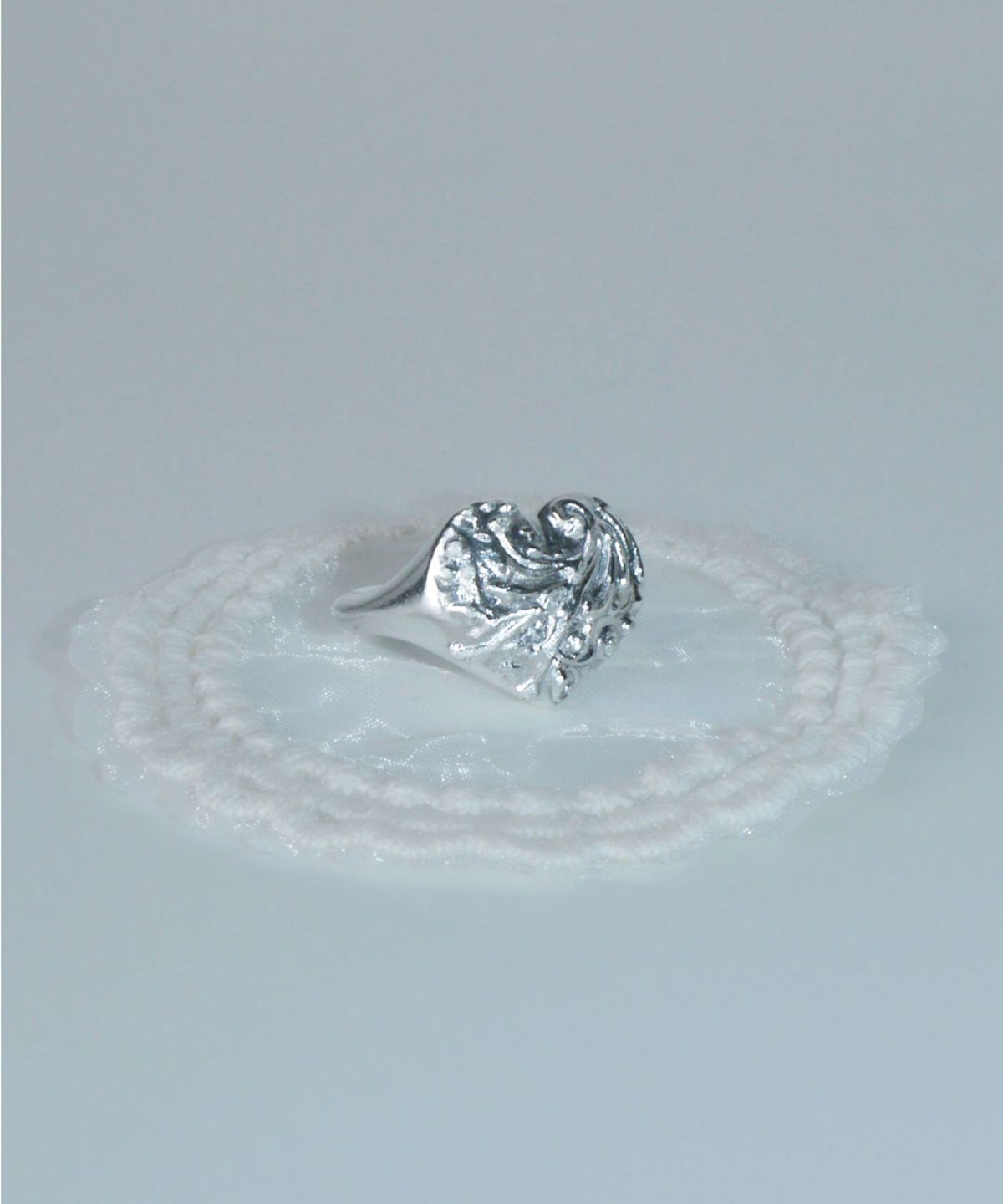 로아시(LOASI) melted volume heart ring