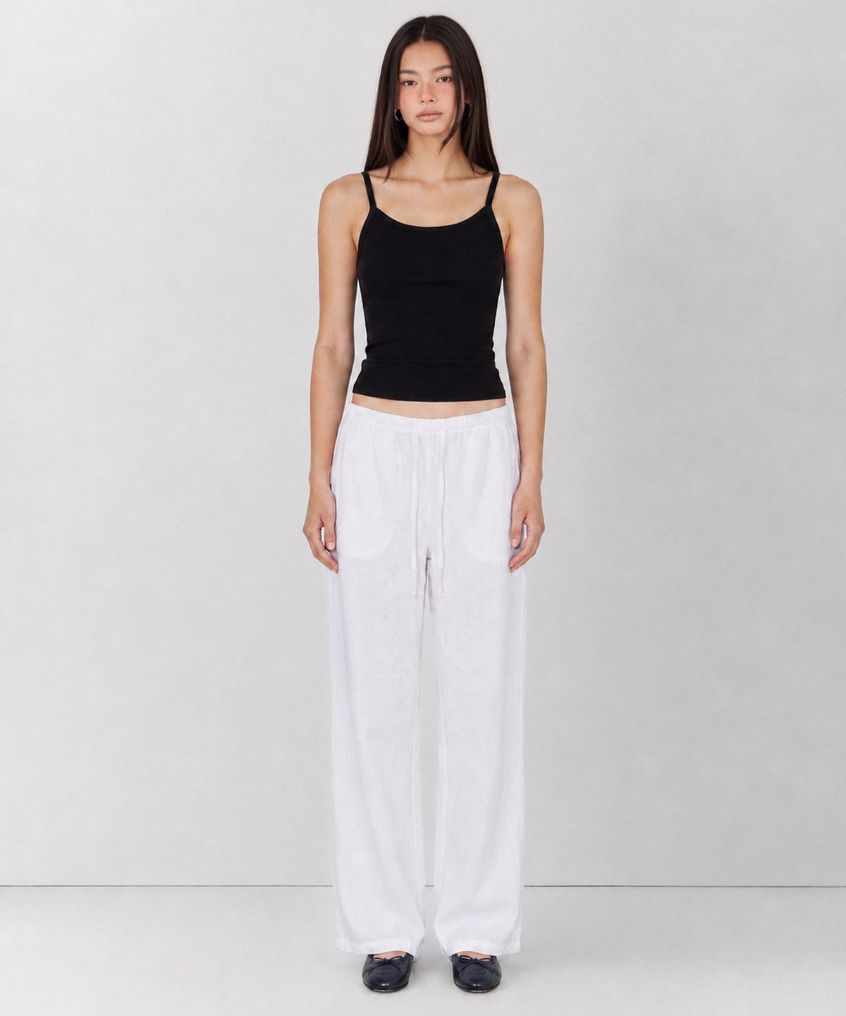 인지액티브(INJIACTIVE) Linen 2-way Pants 화이트