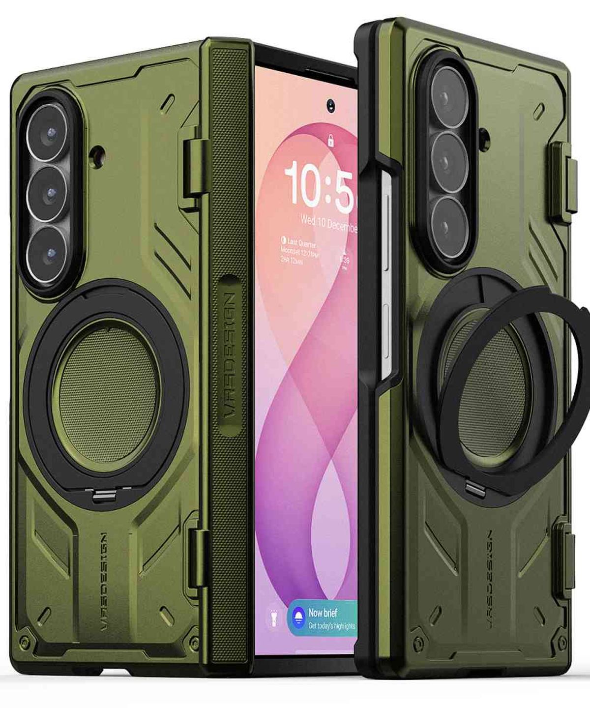 베루스(VRS DESIGN) 갤럭시 Z 폴드8 울트라 맥세이프 퀵스탠드프로 러기드 범퍼케이스 스탠드 거치대 그립톡 홀더