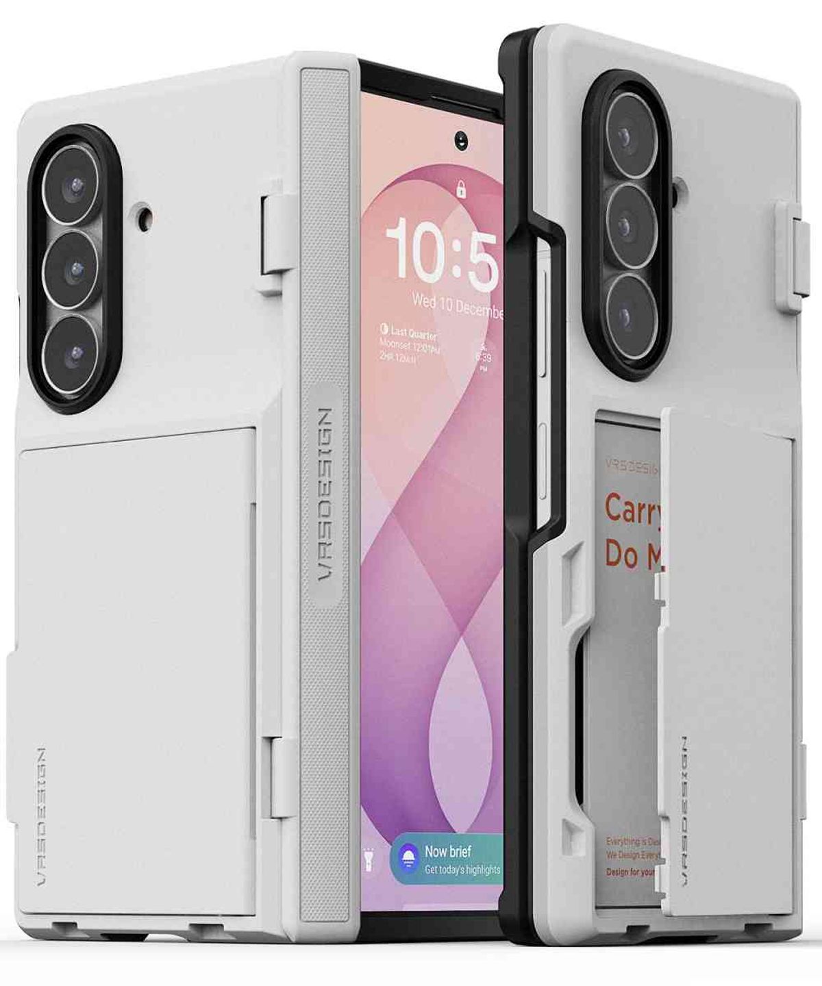 베루스(VRS DESIGN) 갤럭시 Z 폴드8 울트라 모던고 카드수납 2장 지갑케이스 풀커버 자동 힌지보호 범퍼케이스