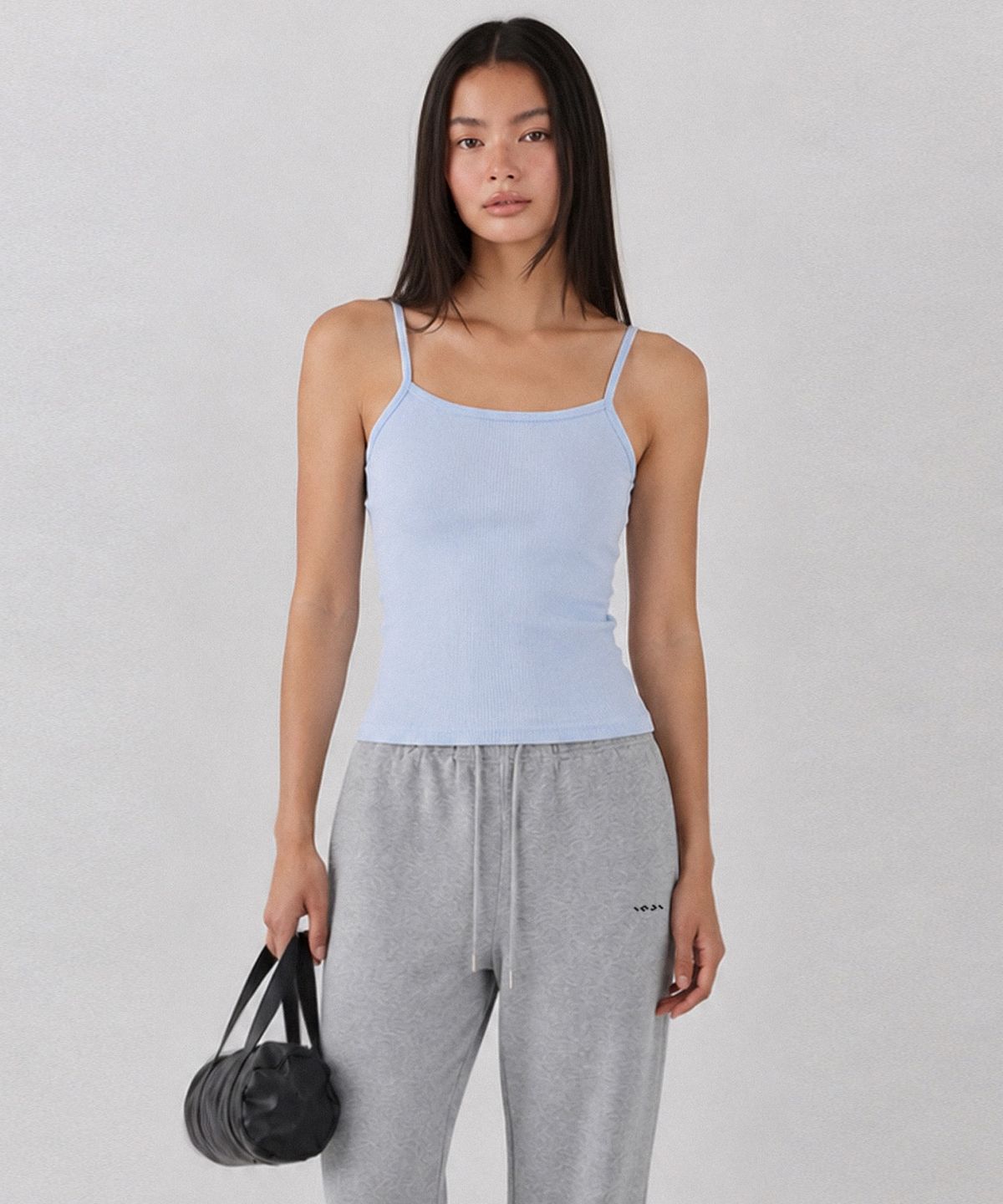 인지액티브(INJIACTIVE) K Ribbed Sleevelees Top 소라