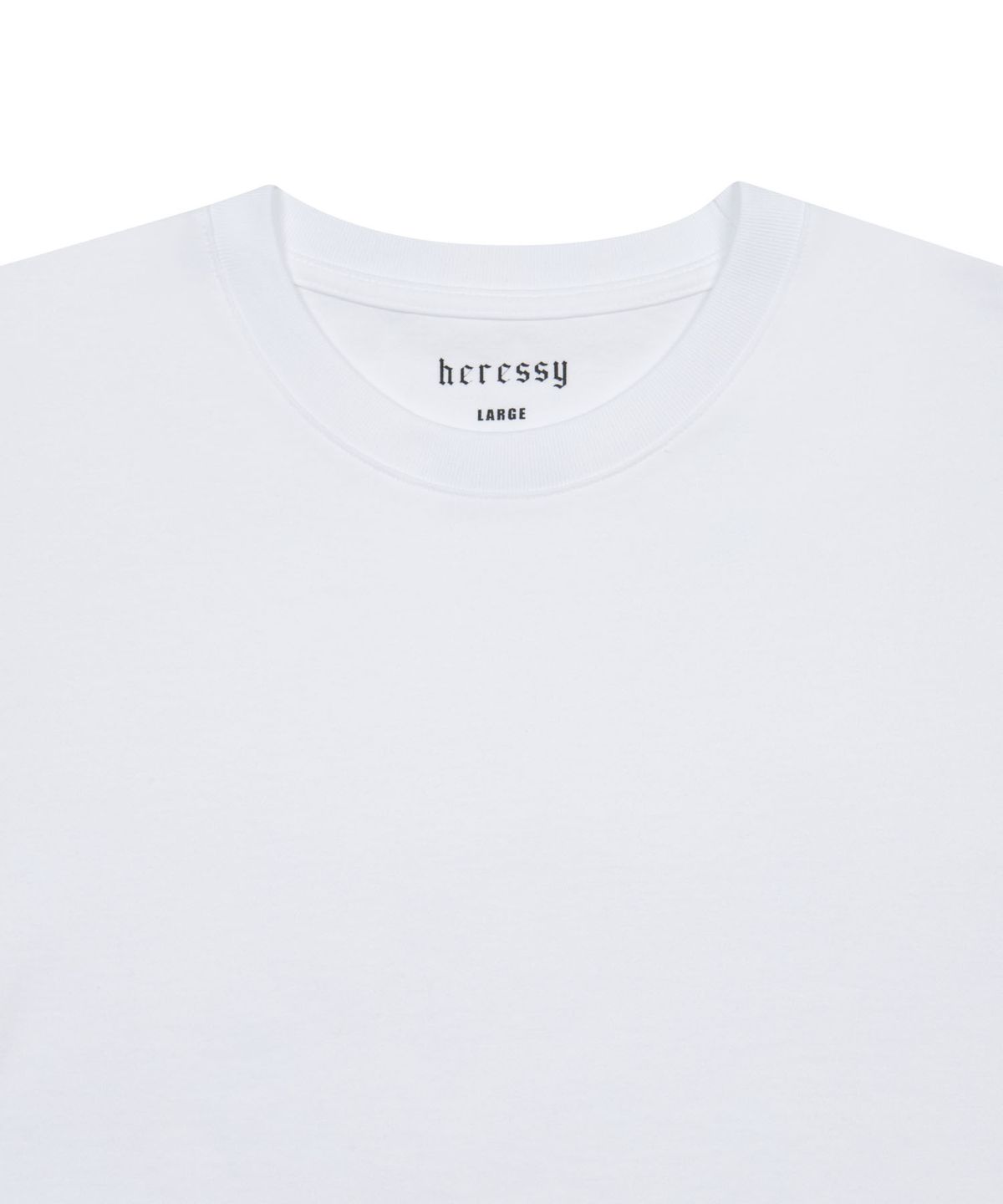 헤레시(HERESSY) 라이딩 쉐도우 티셔츠 화이트