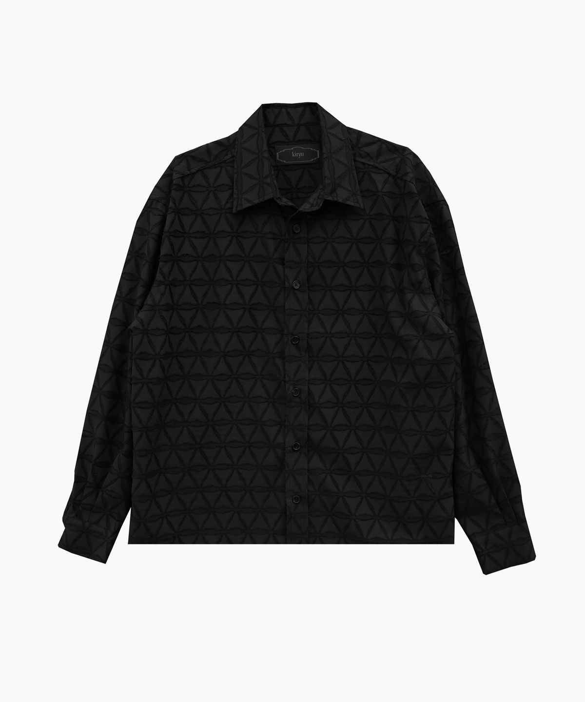 키류(KIRYU) PRISM CUT OFF SHIRT_BLACK