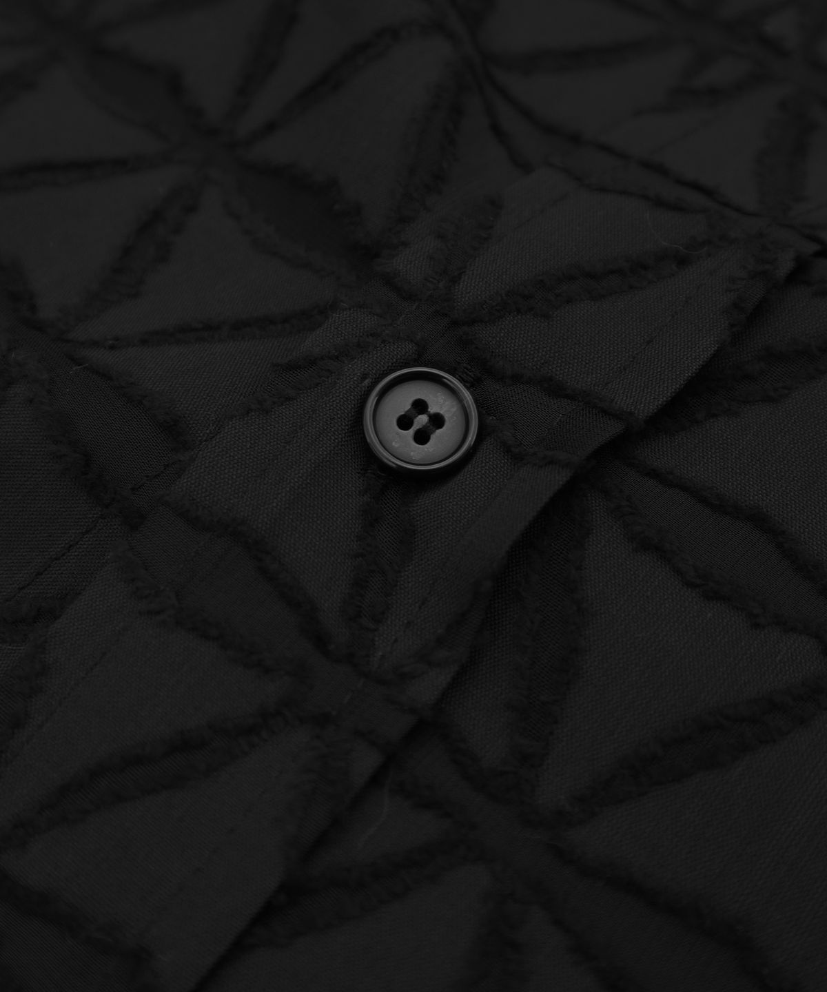 키류(KIRYU) PRISM CUT OFF SHIRT_BLACK