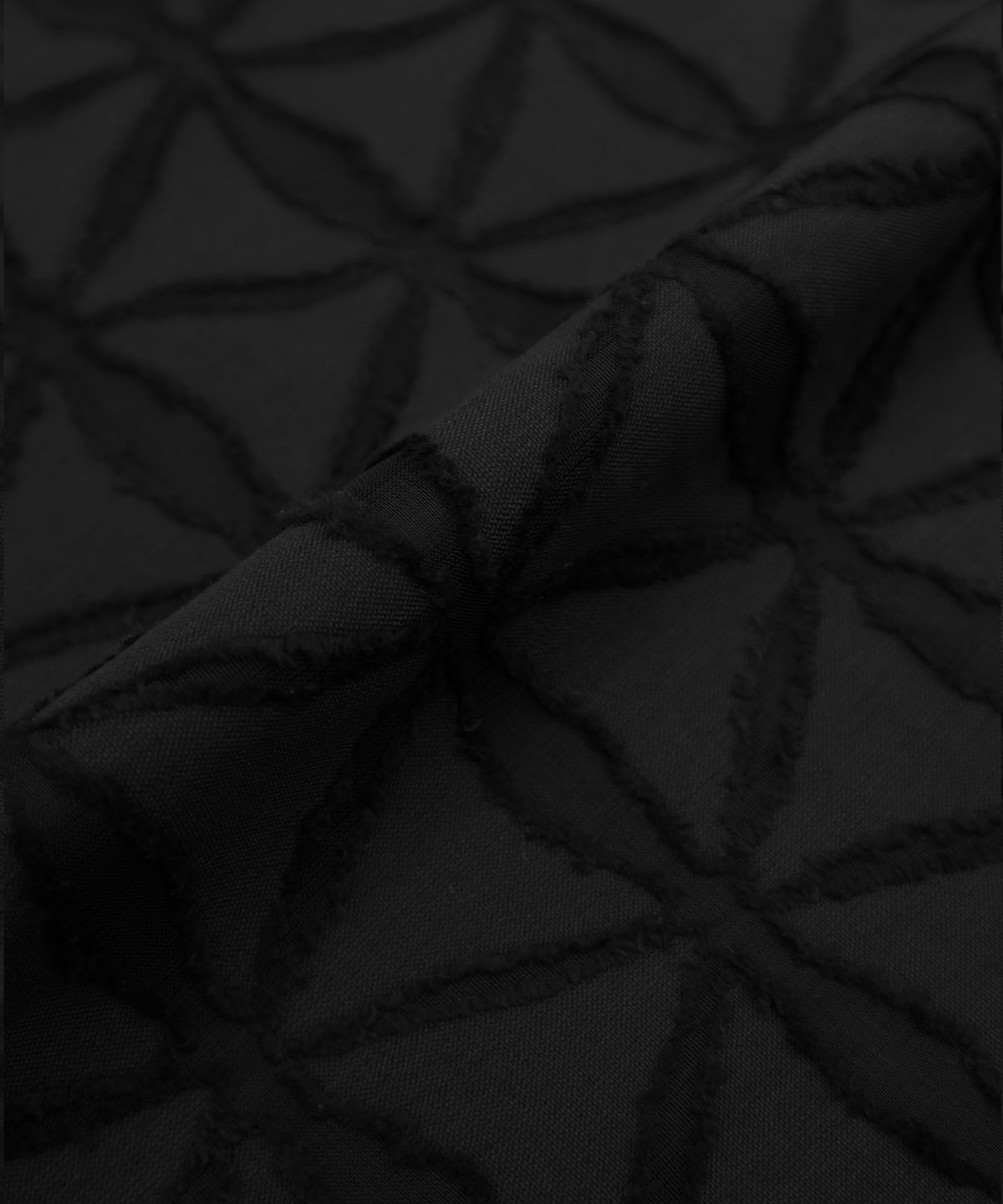 키류(KIRYU) PRISM CUT OFF SHIRT_BLACK
