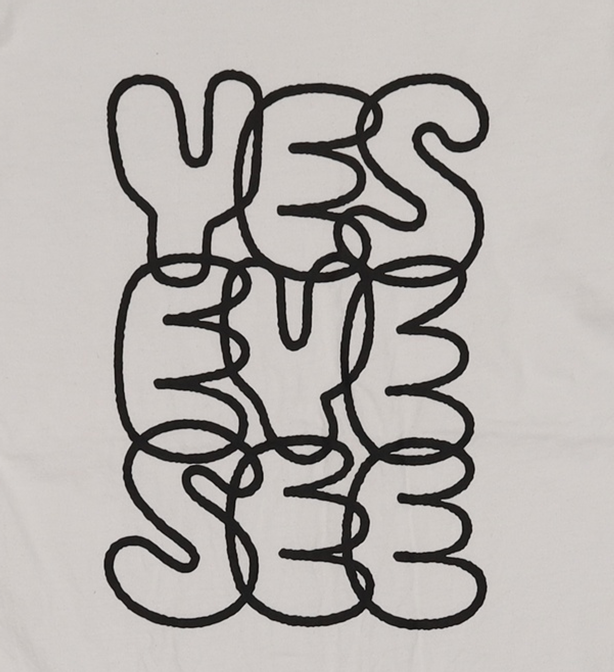 예스아이씨(YESEYESEE) [25SS] C-Logo Tee White S