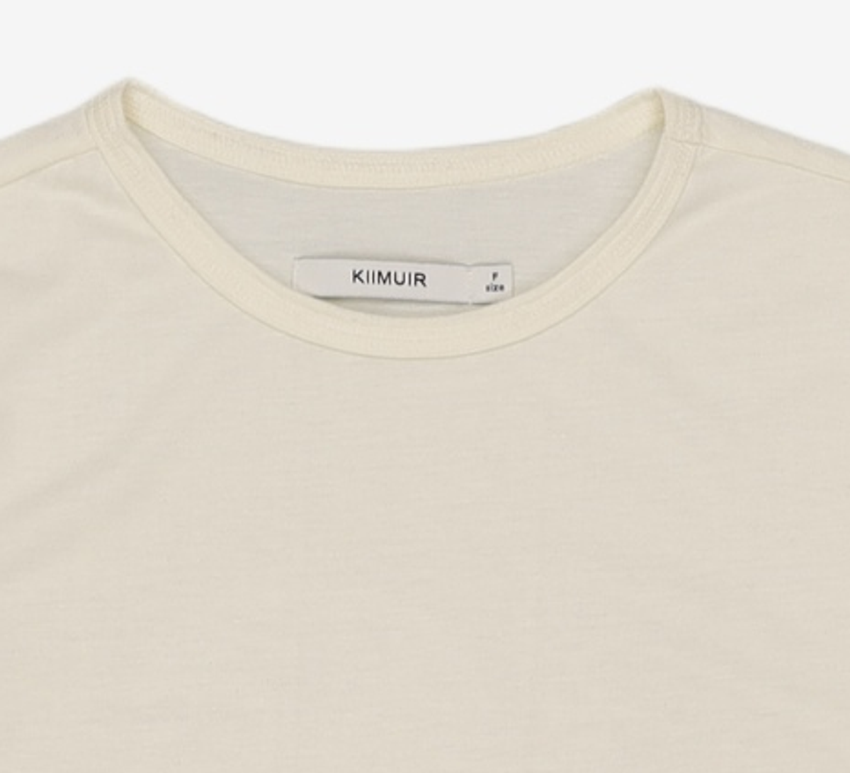 키뮤어(KIIMUIR) (우먼) 레이어드 롱슬리브_아이보리 FREE