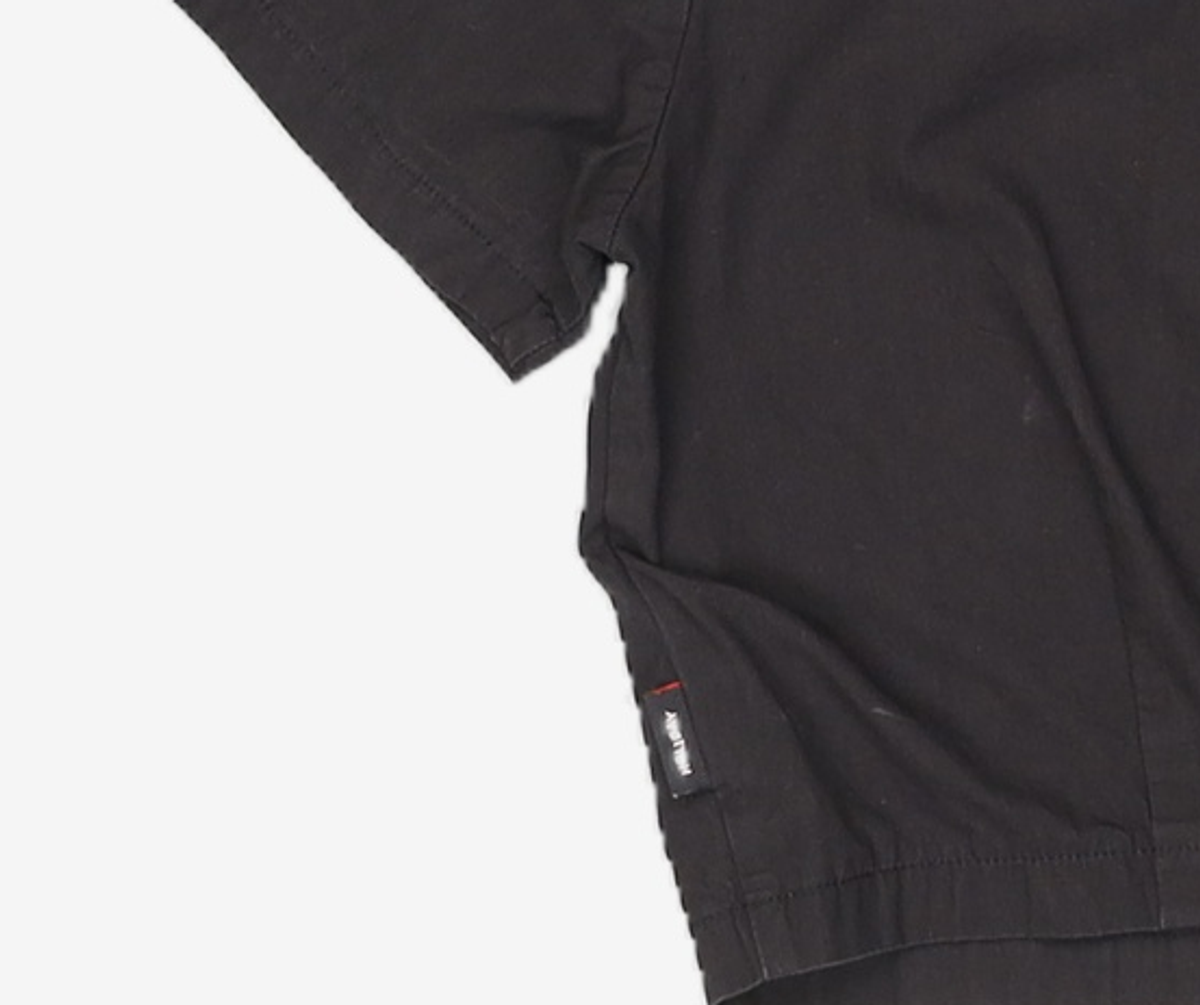 오디너리 홀리데이(ORDINARY HOLIDAY) 카라집업크롭셔츠 COLLAR CROP ZIP-UP SHIRT FREE