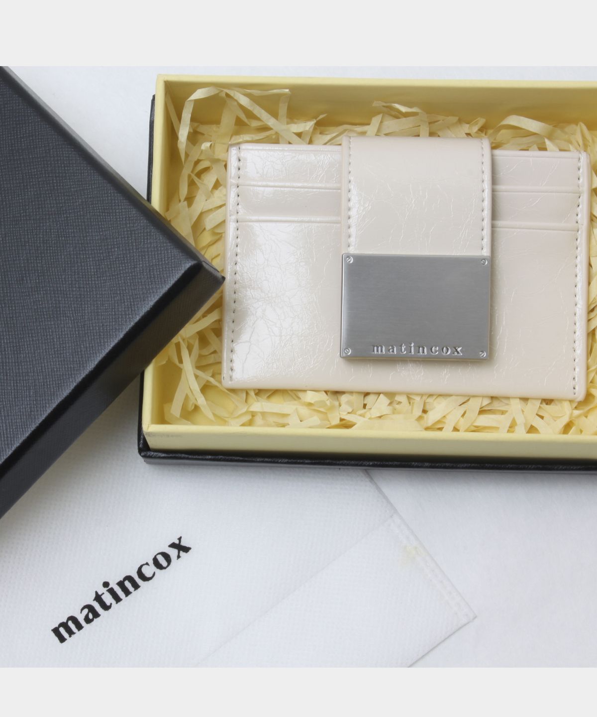 마틴콕스(MATINCOX) Monor Card Wallet - Cream