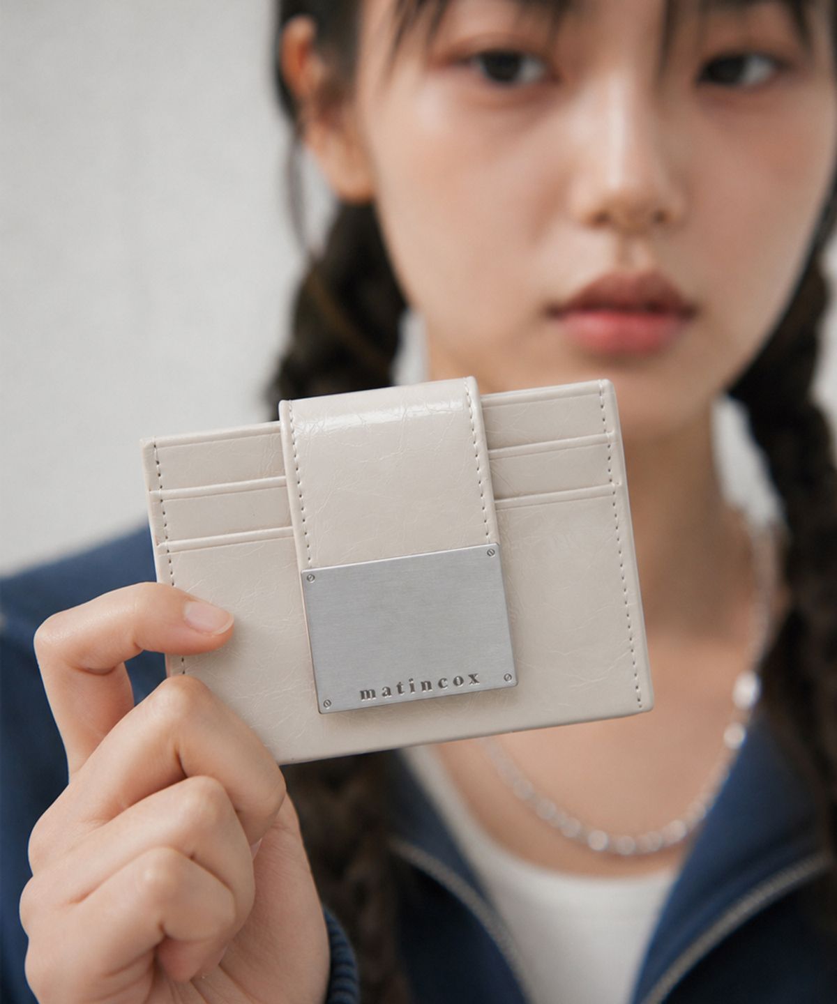 마틴콕스(MATINCOX) Monor Card Wallet - Cream