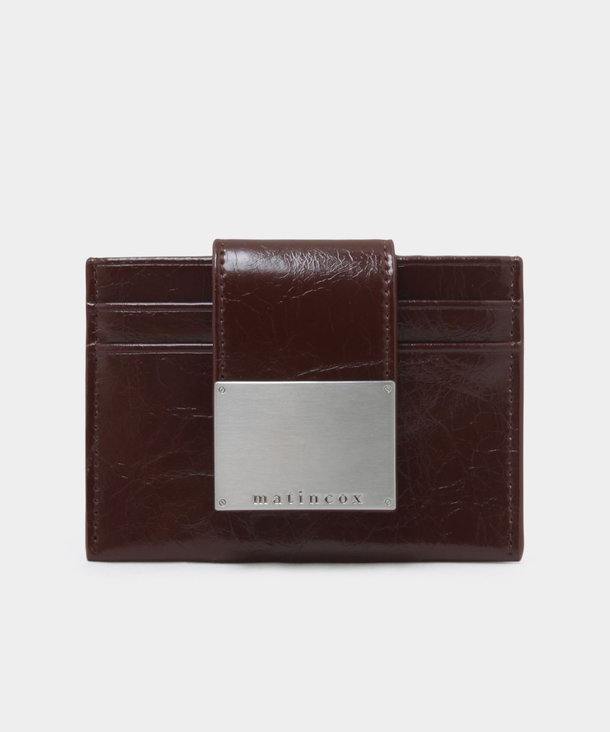 마틴콕스(MATINCOX) Monor Card Wallet - Chcolate
