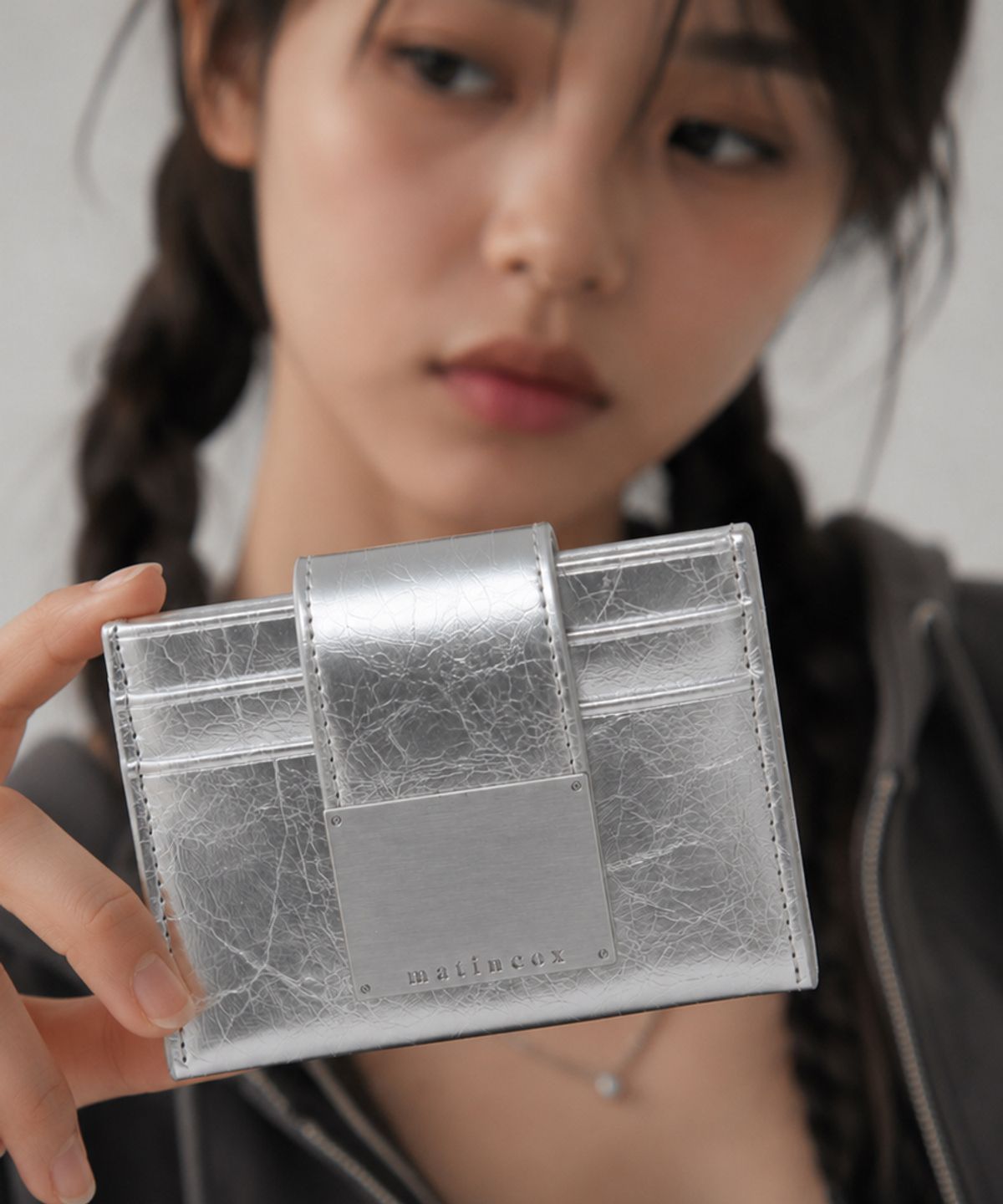마틴콕스(MATINCOX) Monor Card Wallet - Silver