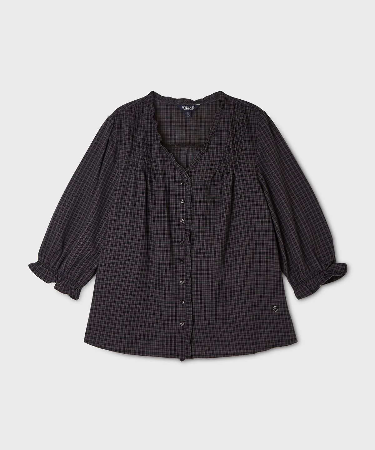 후아유(WHO.A.U) Frill Blouse / WHBLG3833F