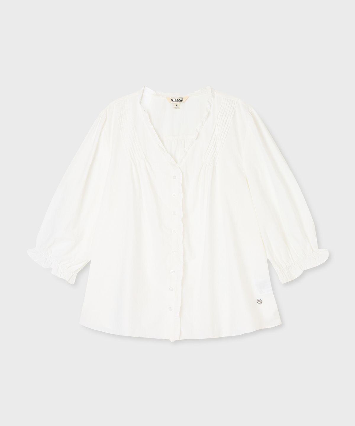 후아유(WHO.A.U) Frill Blouse / WHBLG3833F