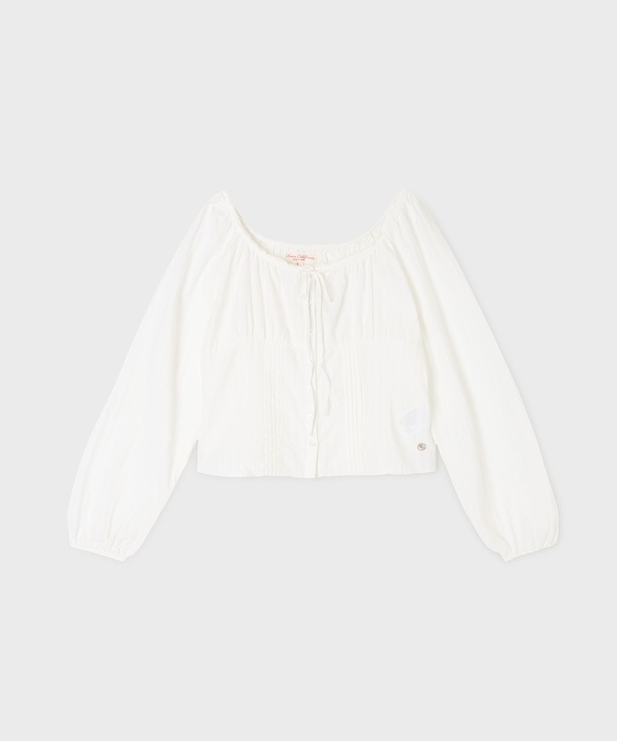 후아유(WHO.A.U) Slim Fit Pintuck Blouse / WHBLG3832F