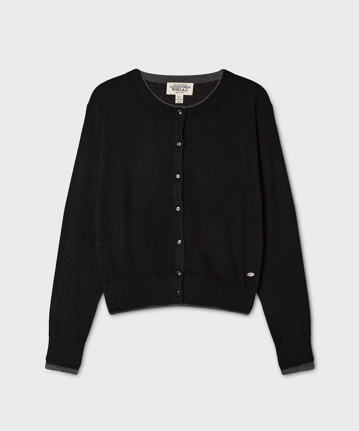 후아유(WHO.A.U) Layered R-neck Cardigan / WHCKG4823F