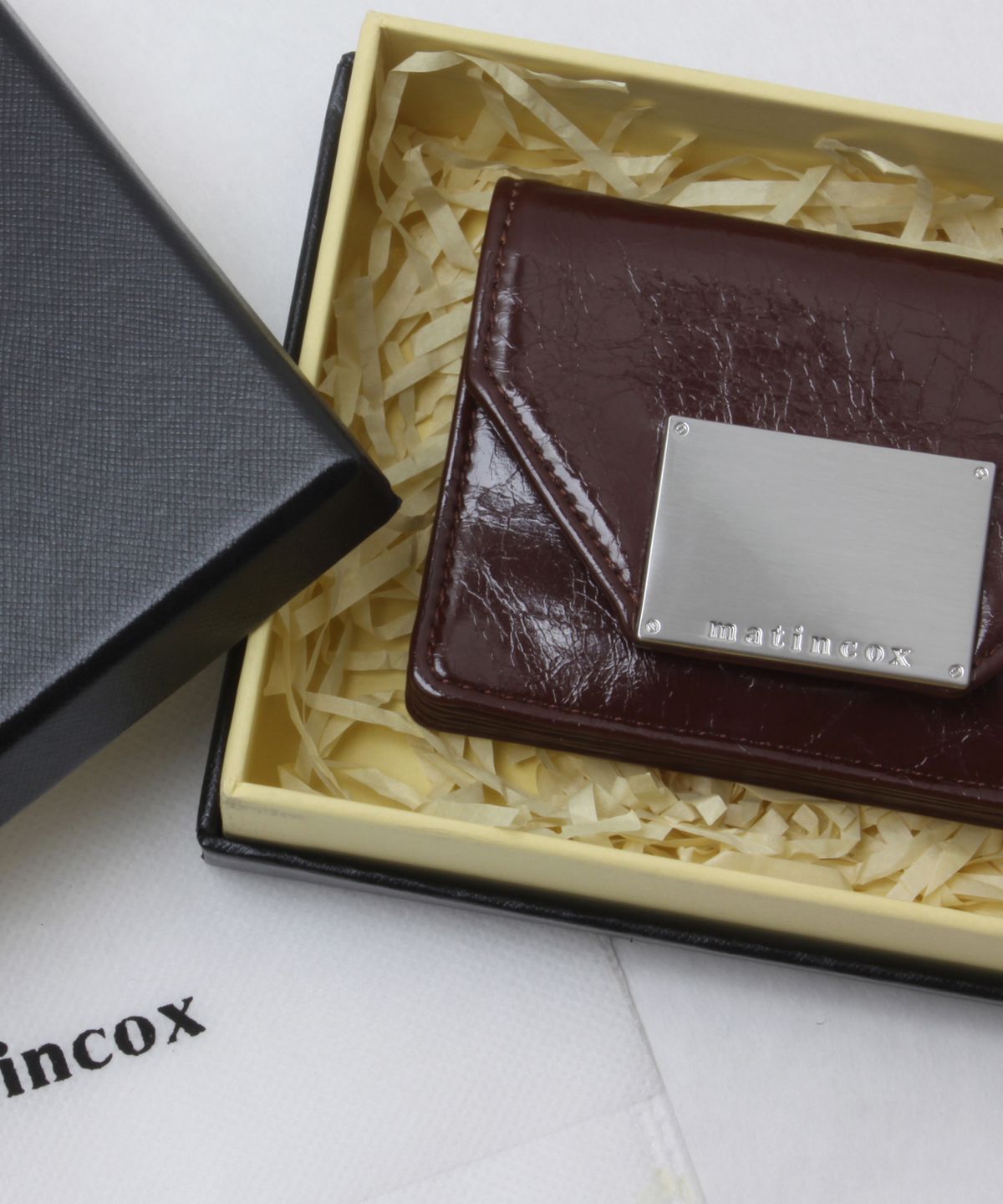 마틴콕스(MATINCOX) Post Card Wallet - Chcolate