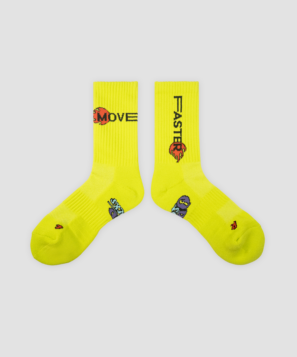 오드삭스(ODDSOCKS) [선물세트] 쿠셔닝 러닝 크루 삭스C 4개입