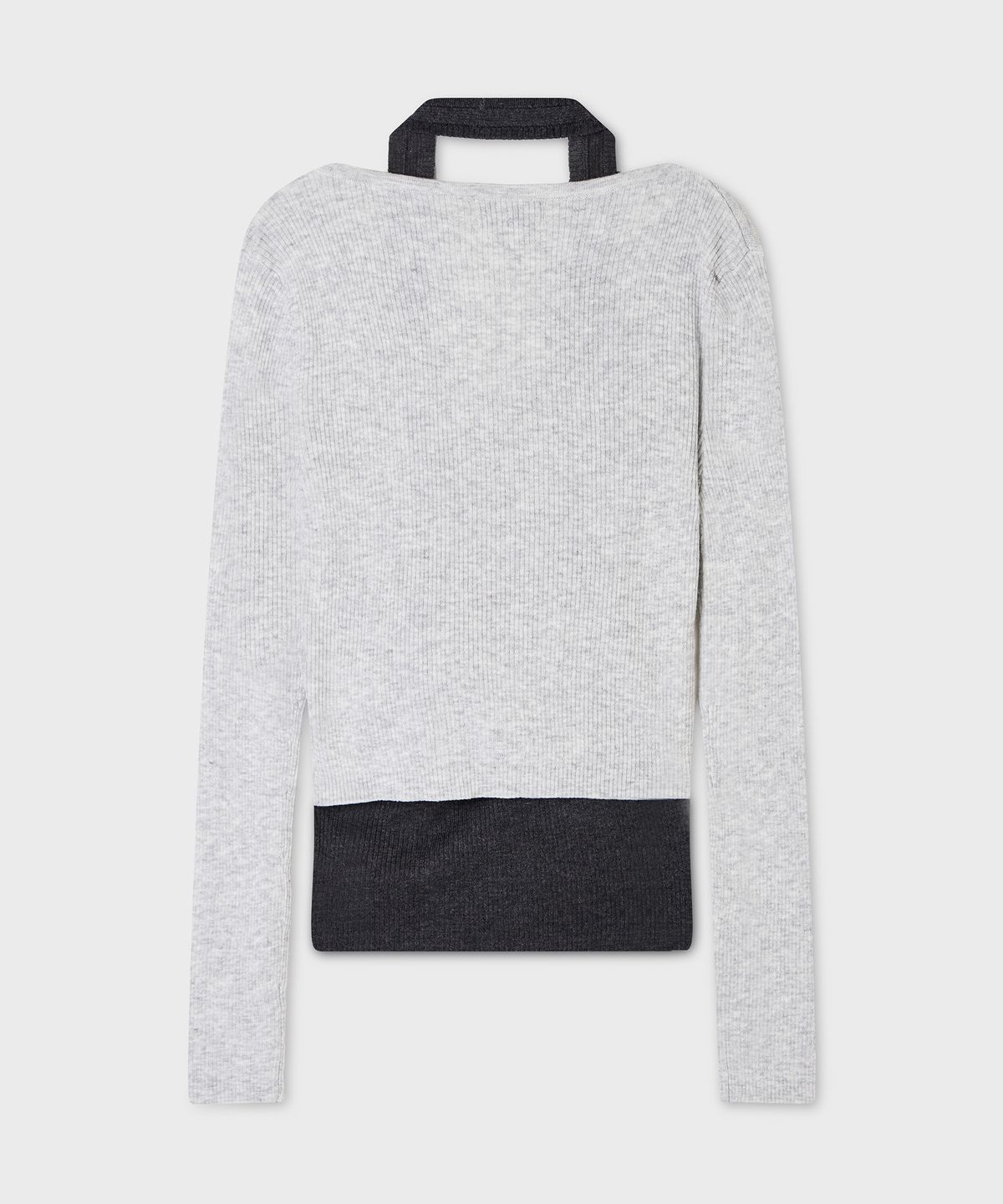후아유(WHO.A.U) Halterneck Layered Pullover / WHKAG4821F