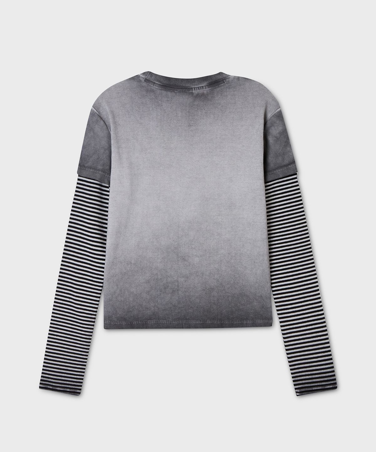 후아유(WHO.A.U) Pigment Dyed Layered T-shirt(F) / WHLAG3836F