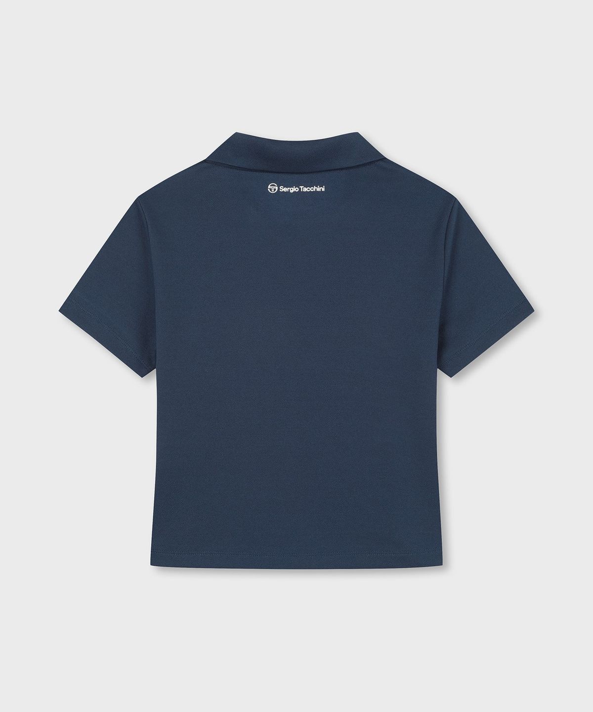 세르지오 타키니(SERGIO TACCHINI) W 크롭 슬림핏 플레잉 폴로 (Navy)