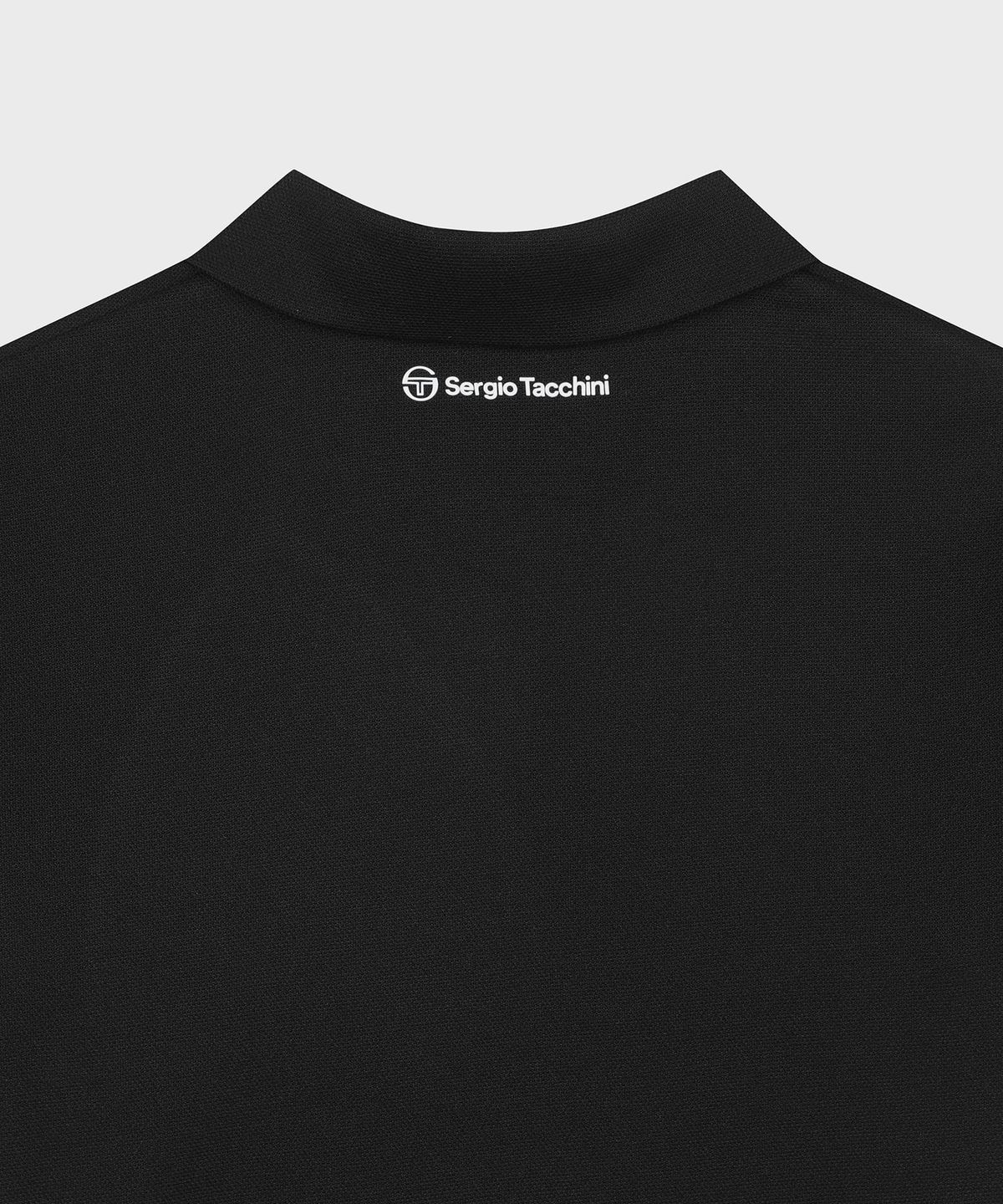 세르지오 타키니(SERGIO TACCHINI) W 크롭 슬림핏 플레잉 폴로 (Black)