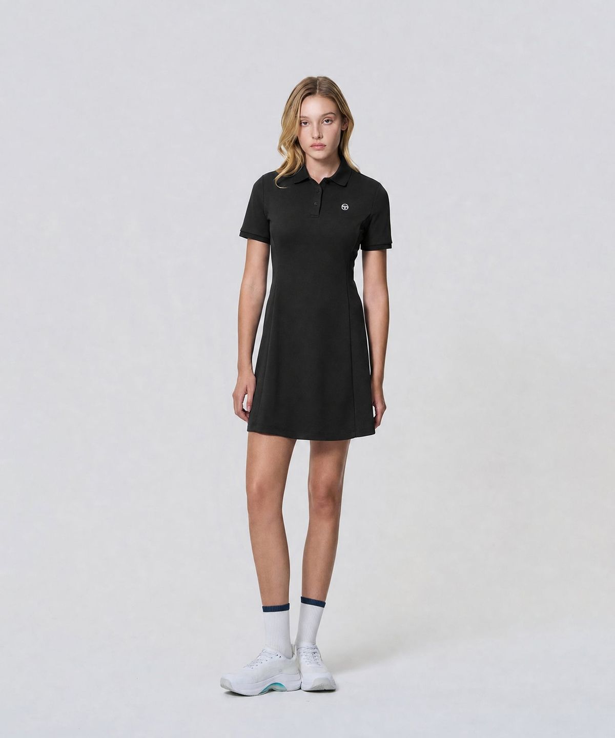 세르지오 타키니(SERGIO TACCHINI) W 피케 폴로 드레스 (Black)