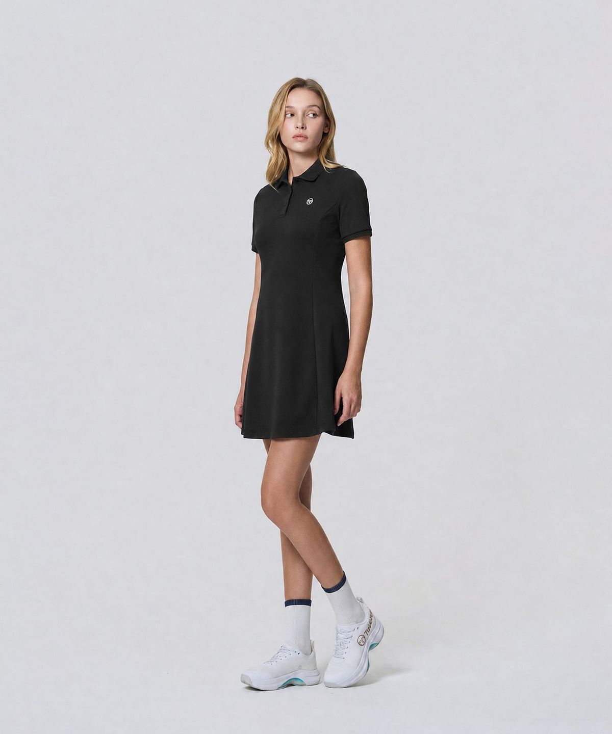 세르지오 타키니(SERGIO TACCHINI) W 피케 폴로 드레스 (Black)