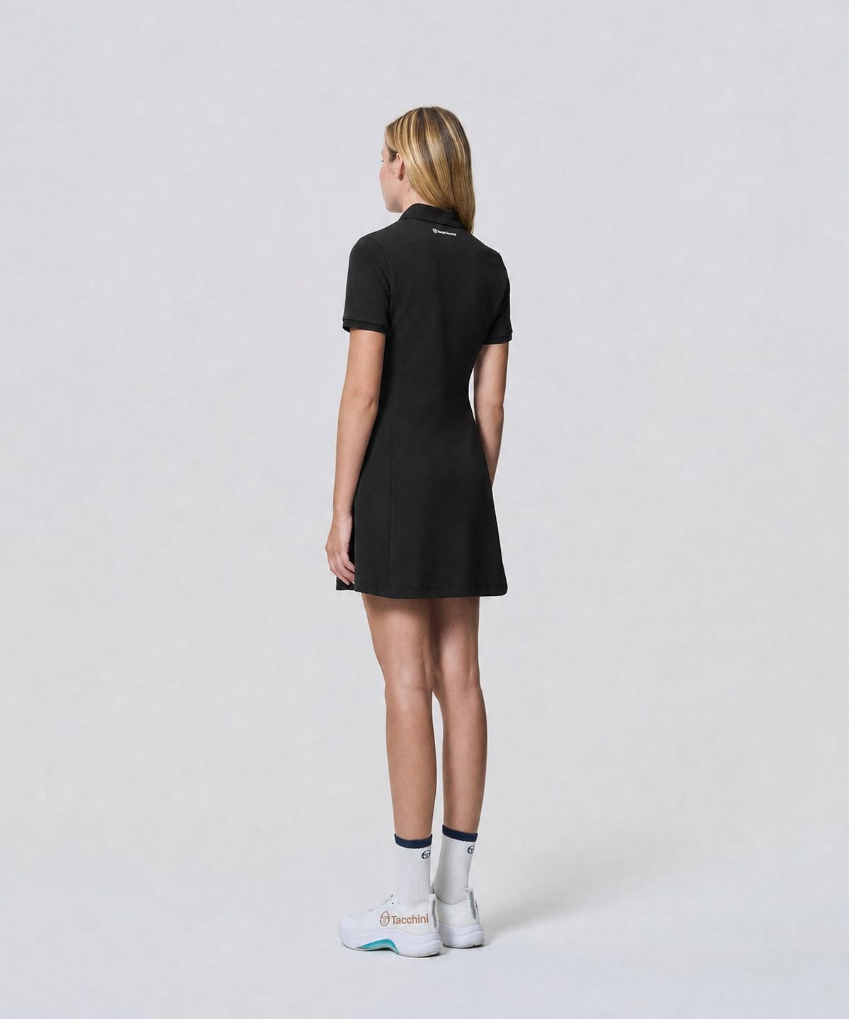 세르지오 타키니(SERGIO TACCHINI) W 피케 폴로 드레스 (Black)