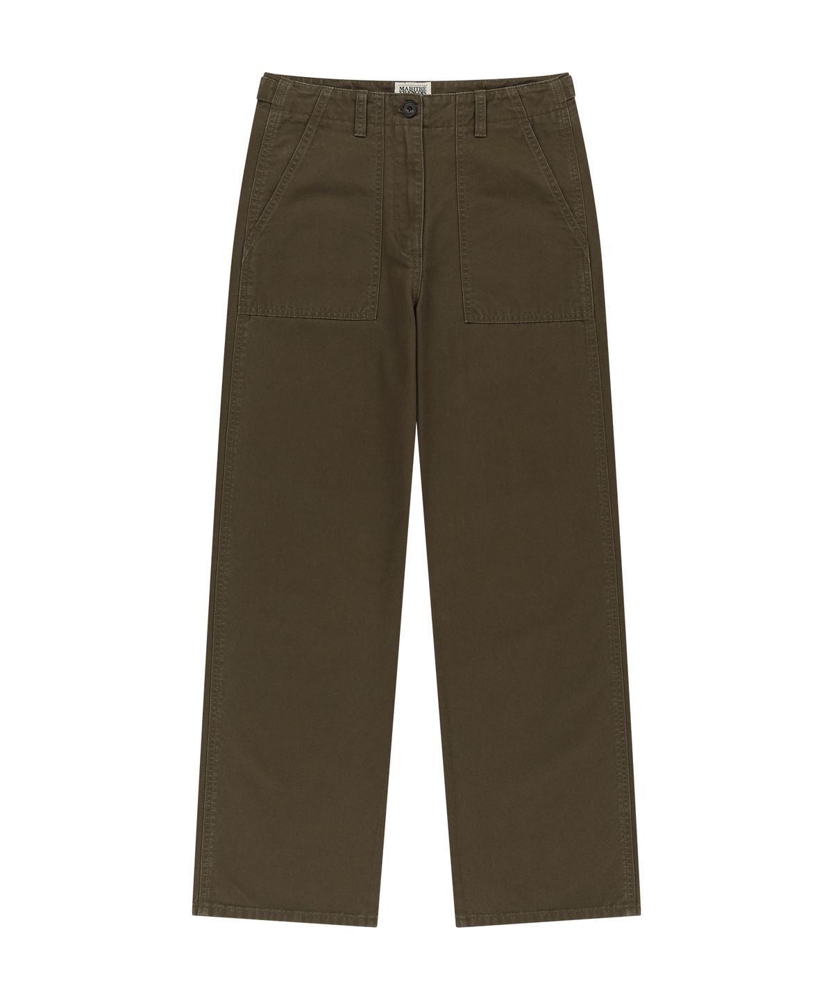 마리떼 프랑소와 저버(MARITHÉ + FRANҪOIS GIRBAUD) W COTTON WORK PANTS brown