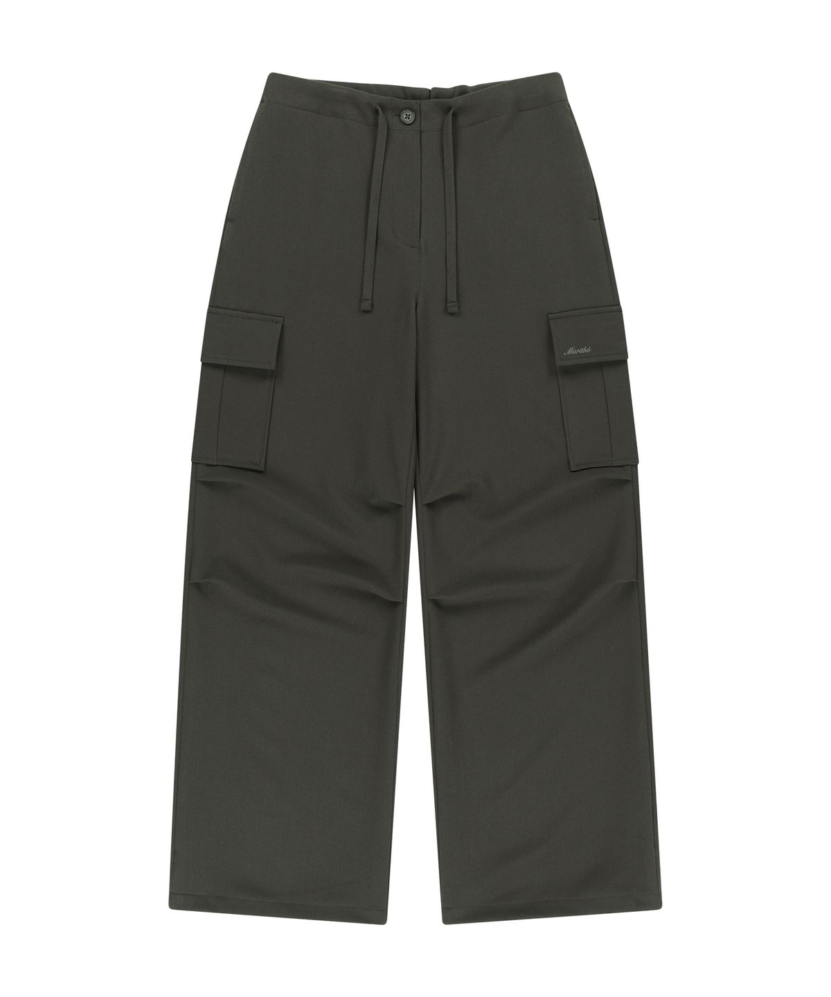 마리떼 프랑소와 저버(MARITHÉ + FRANҪOIS GIRBAUD) W PARACHUTE CARGO PANTS gray khaki