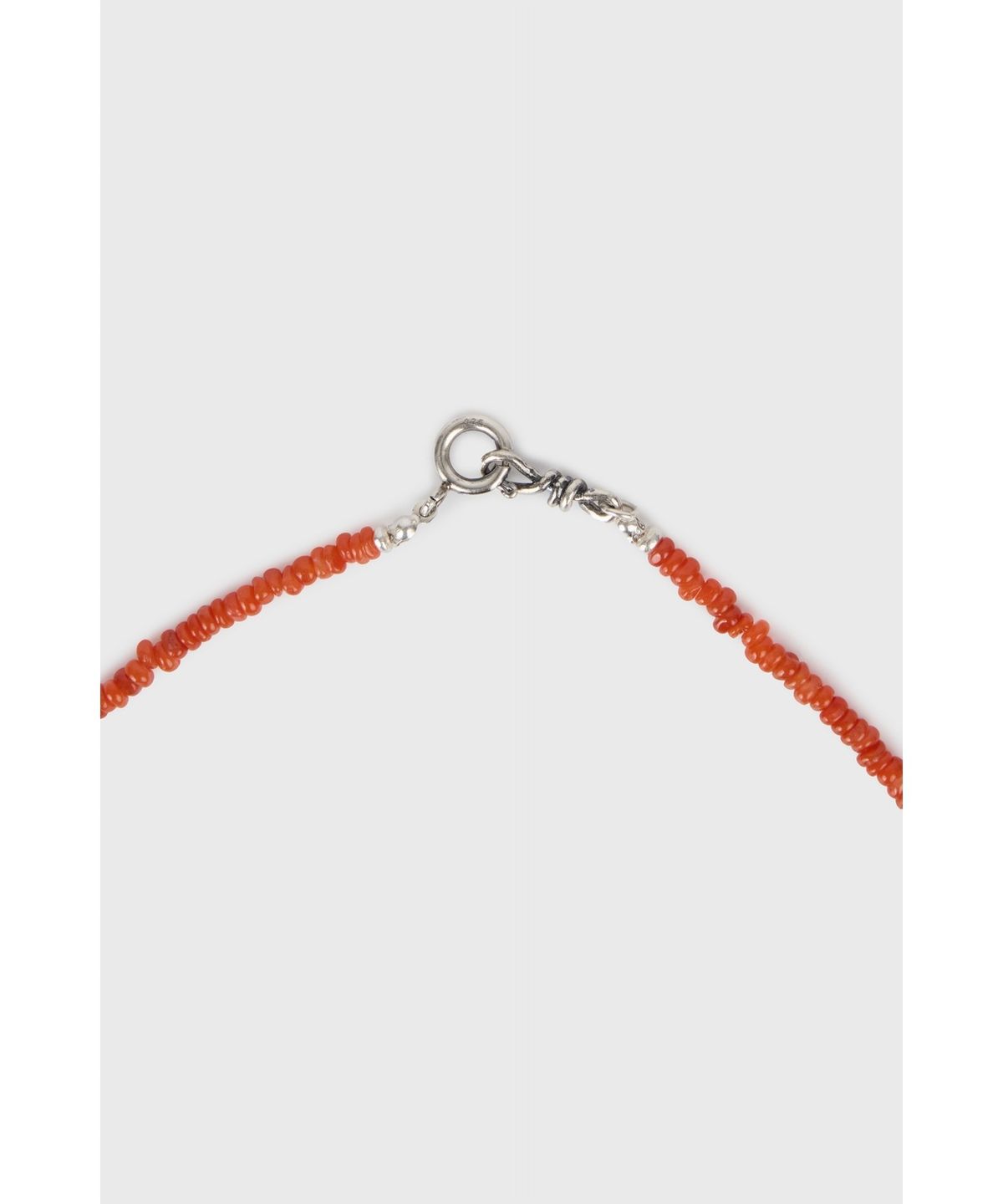 유스(YOUTH) Carnelian Beads Necklace - Orange