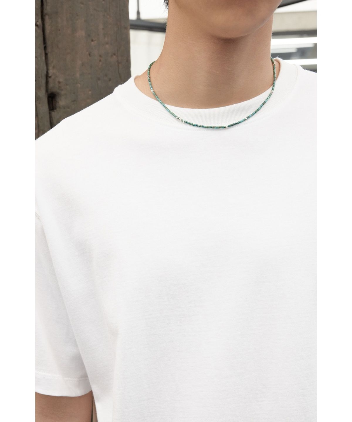 유스(YOUTH) Turquoise Beads Necklace - Mint