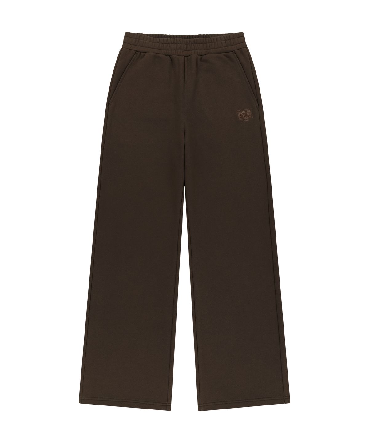 마리떼 프랑소와 저버(MARITHÉ + FRANҪOIS GIRBAUD) W CLASSIC LOGO SWEAT PANTS brown