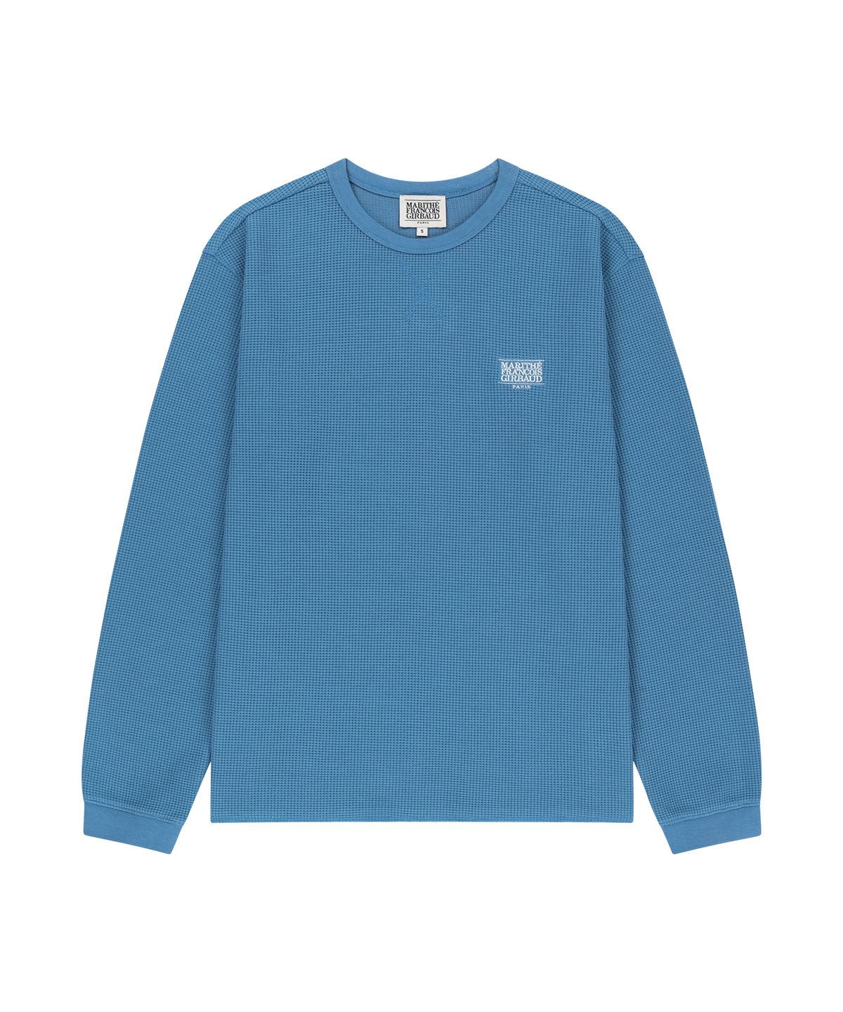 마리떼 프랑소와 저버(MARITHÉ + FRANҪOIS GIRBAUD) WAFFLE LONG SLEEVE TEE blue