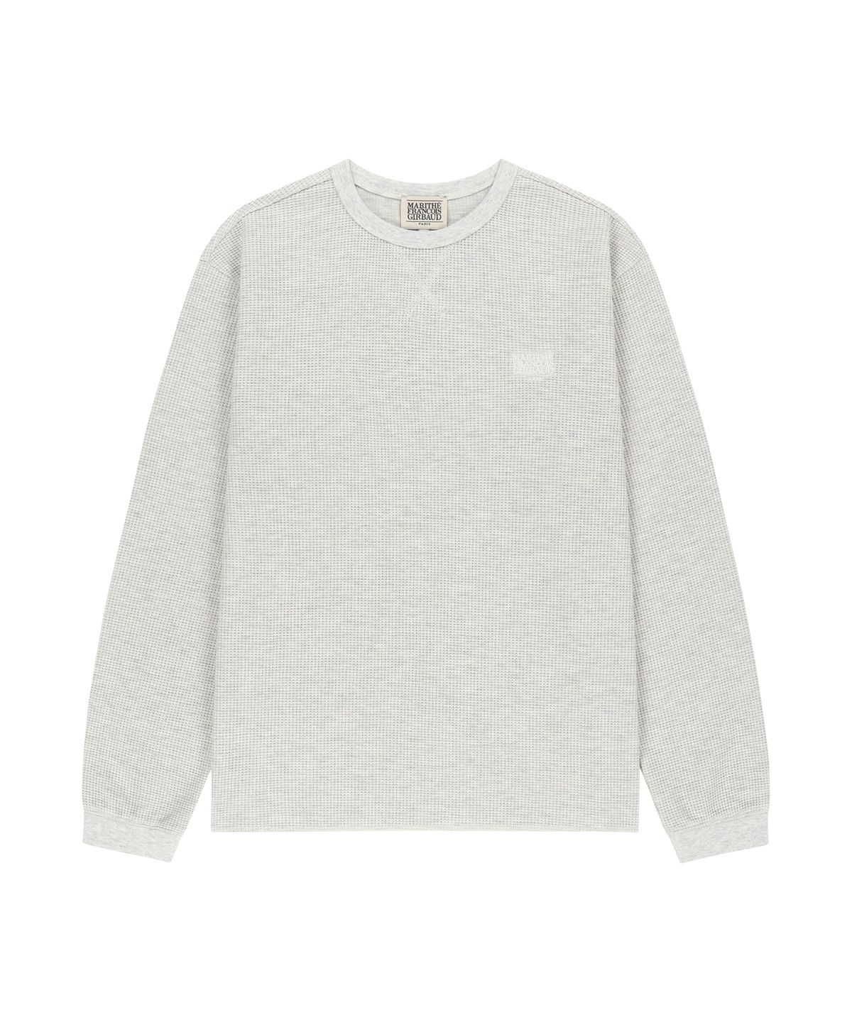 마리떼 프랑소와 저버(MARITHÉ + FRANҪOIS GIRBAUD) WAFFLE LONG SLEEVE TEE oatmeal
