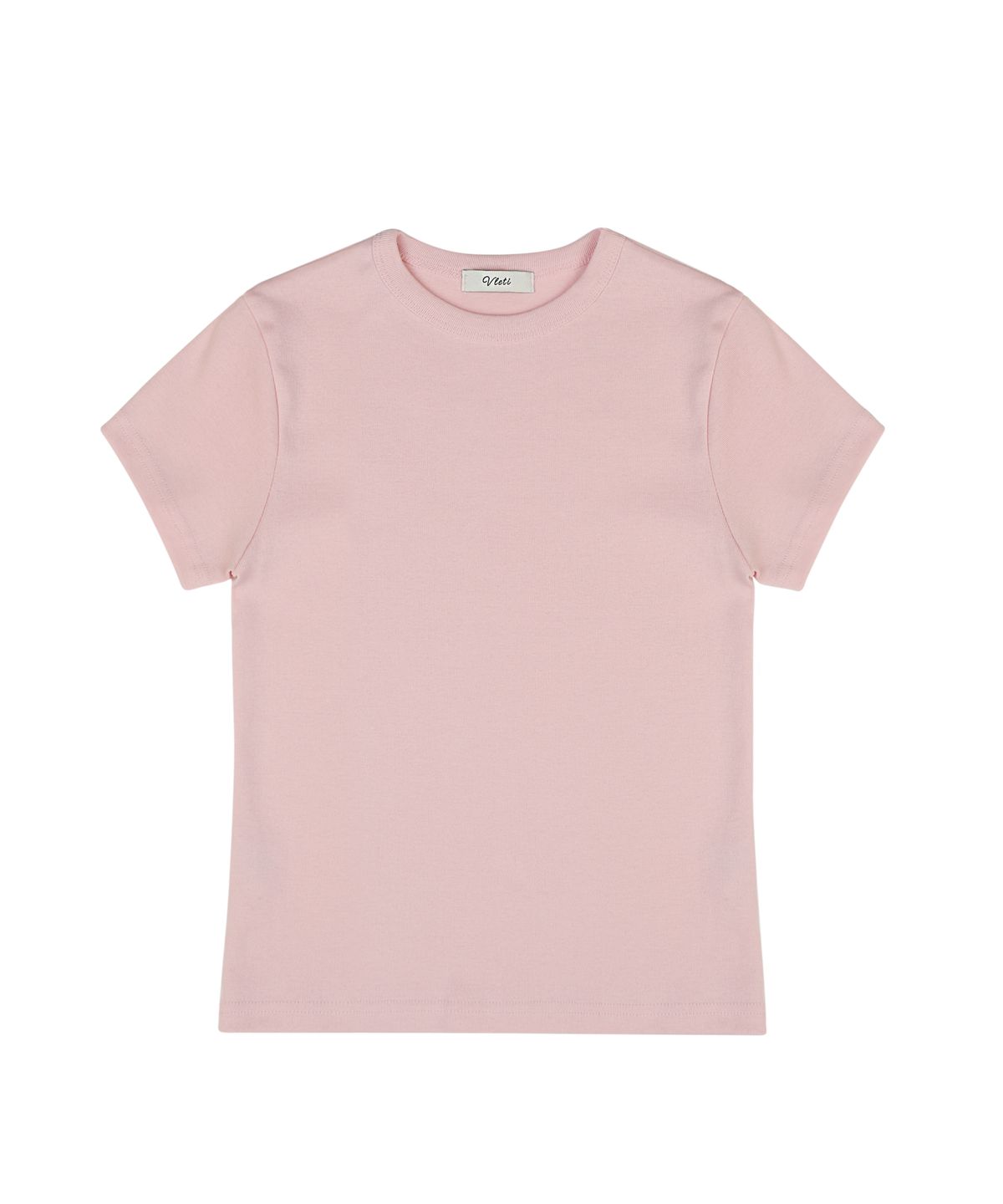 블레티(VLETI) Cotton Basic Half Tee (pink)
