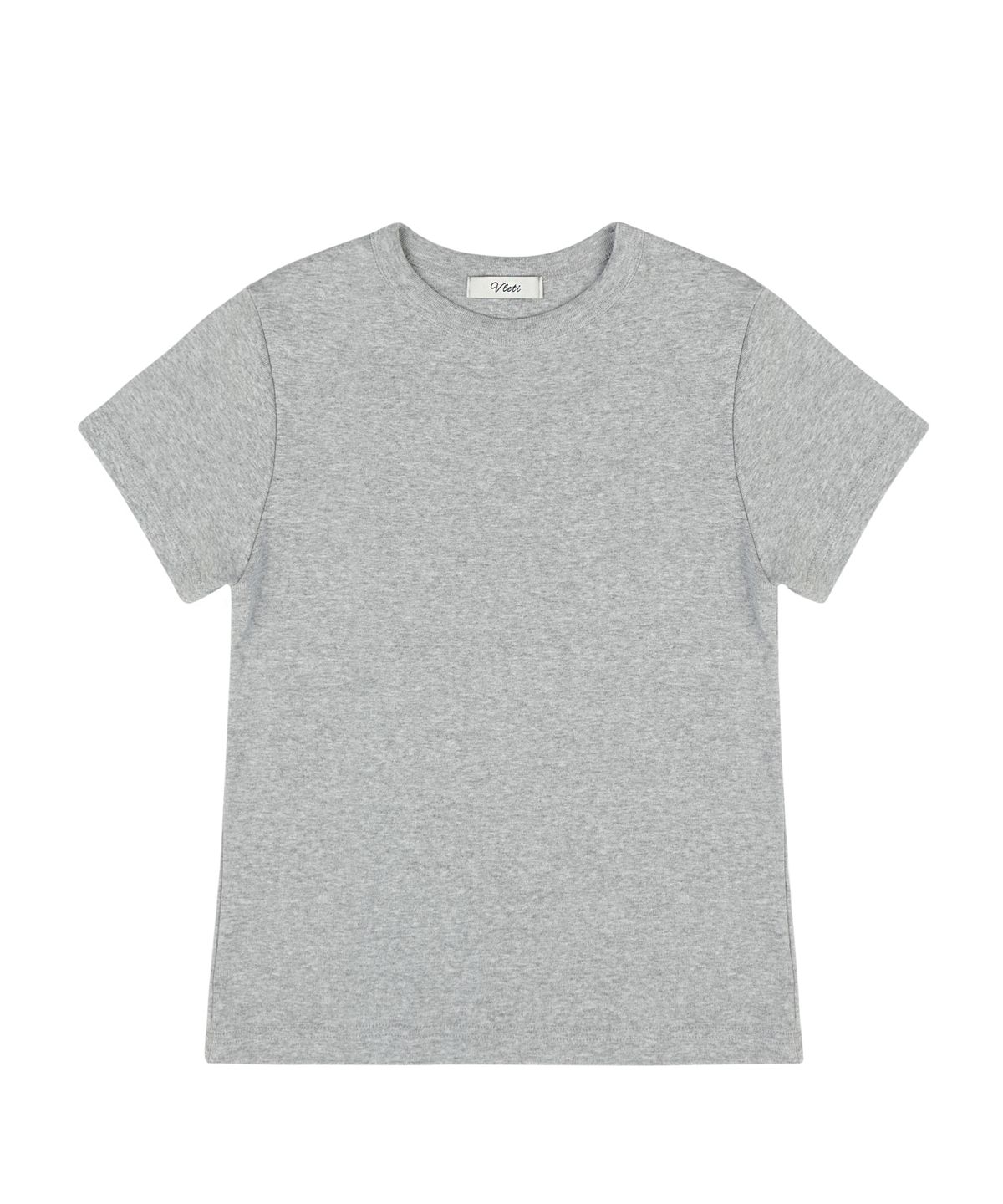 블레티(VLETI) Cotton Basic Half Tee (gray)
