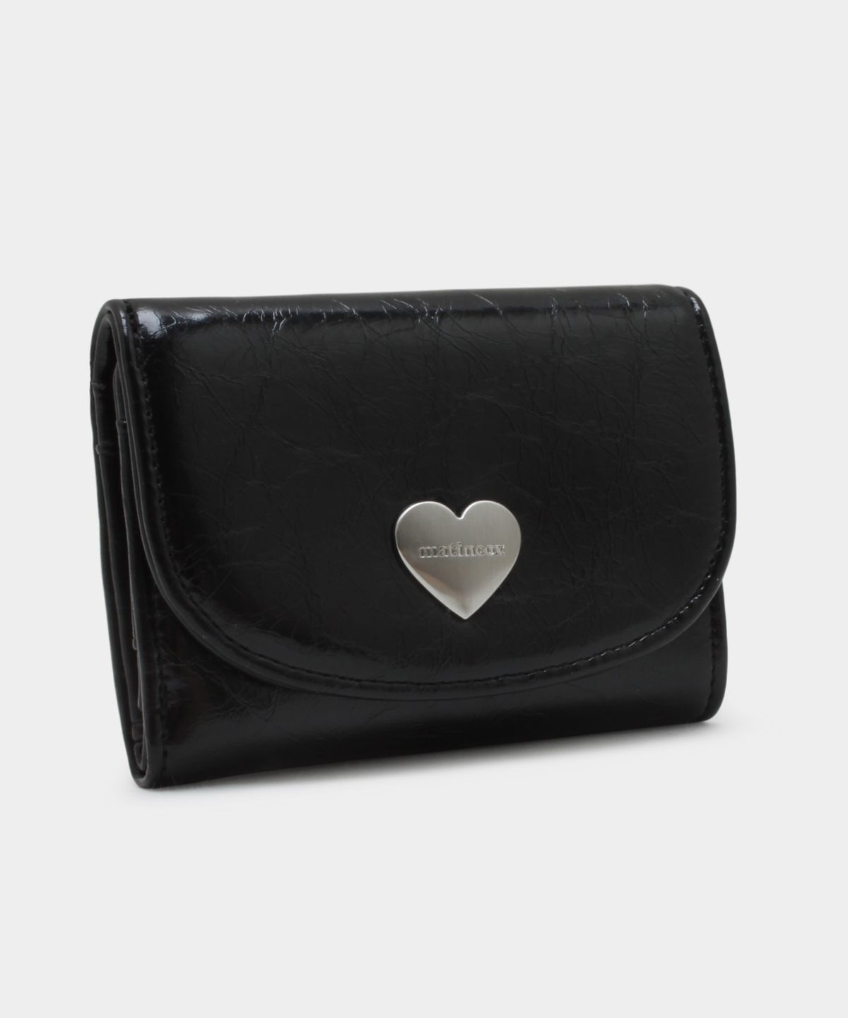 마틴콕스(MATINCOX) Heart Fold Wallet - Black