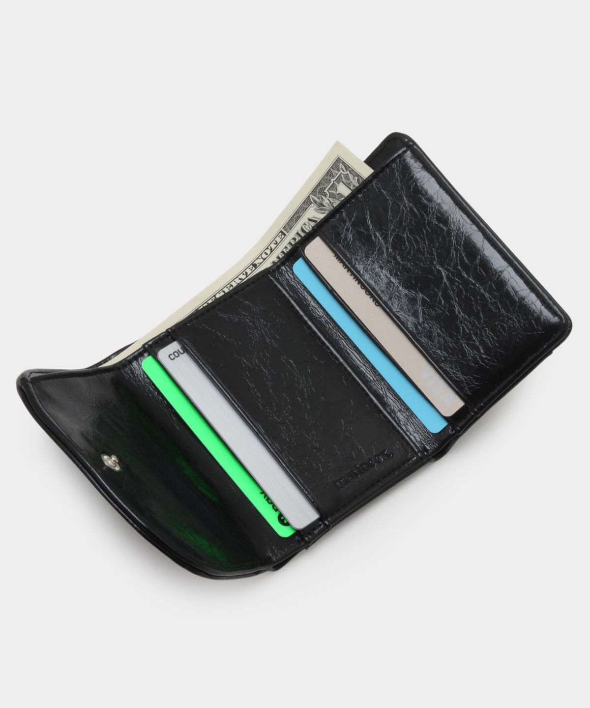 마틴콕스(MATINCOX) Heart Fold Wallet - Black
