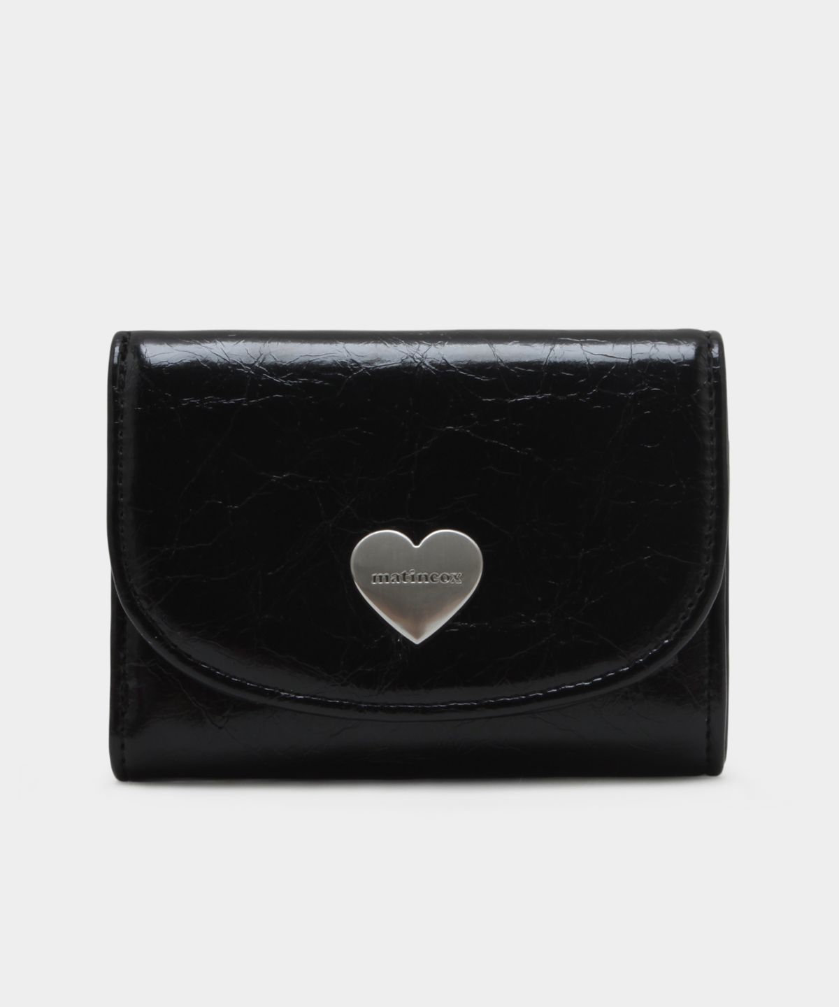 마틴콕스(MATINCOX) Heart Fold Wallet - Black