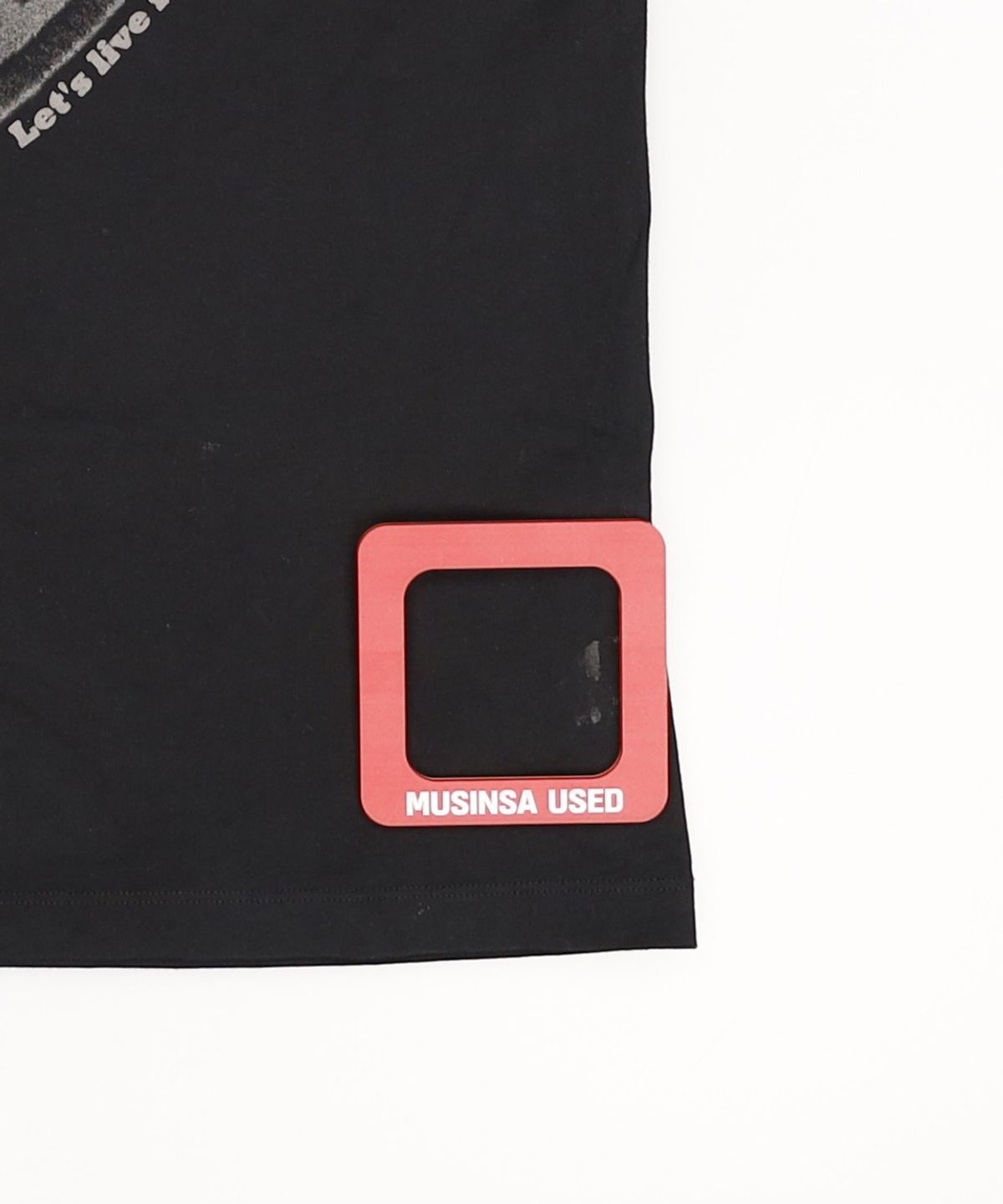 애드오프(ADDOFF) NEED LOVE T-SHIRT BLACK S