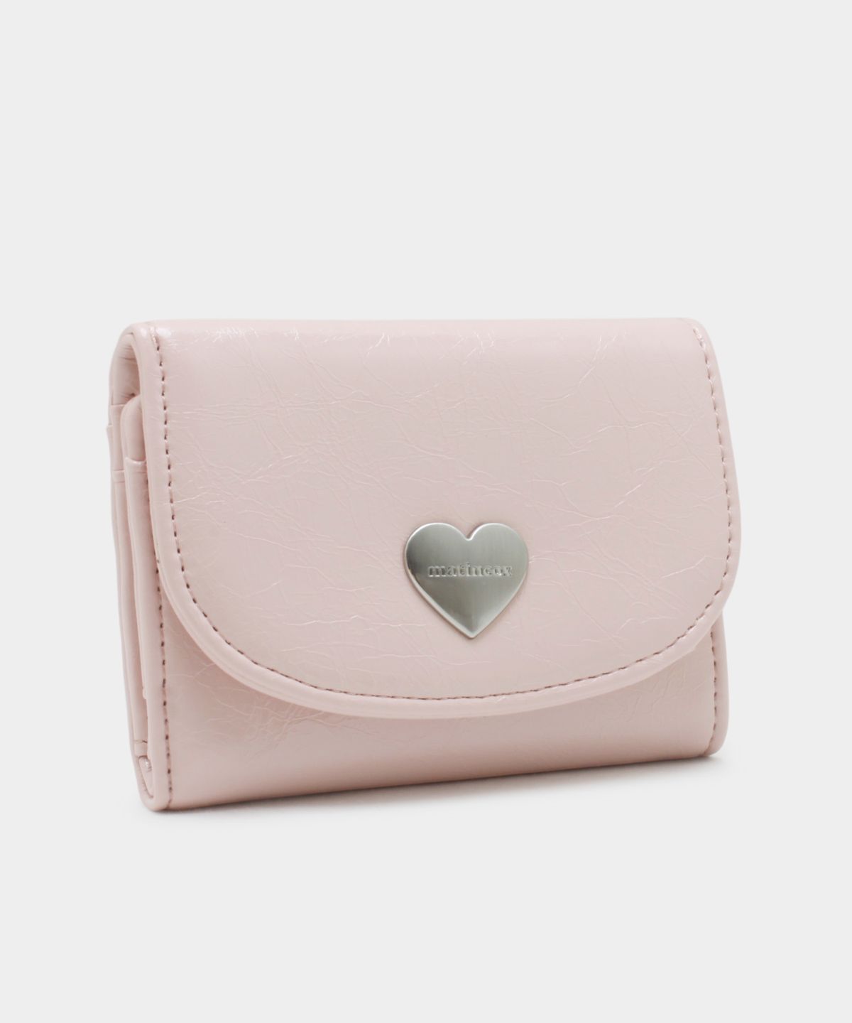 마틴콕스(MATINCOX) Heart Fold Wallet - Softpink