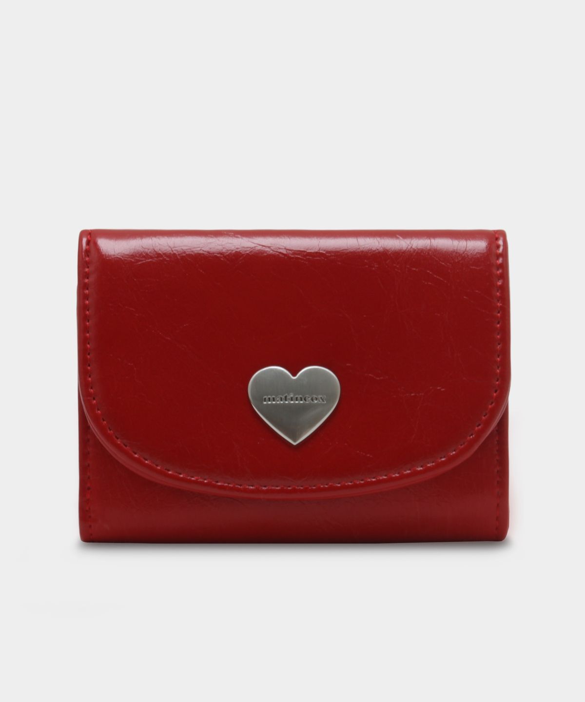 마틴콕스(MATINCOX) Heart Fold Wallet - Red