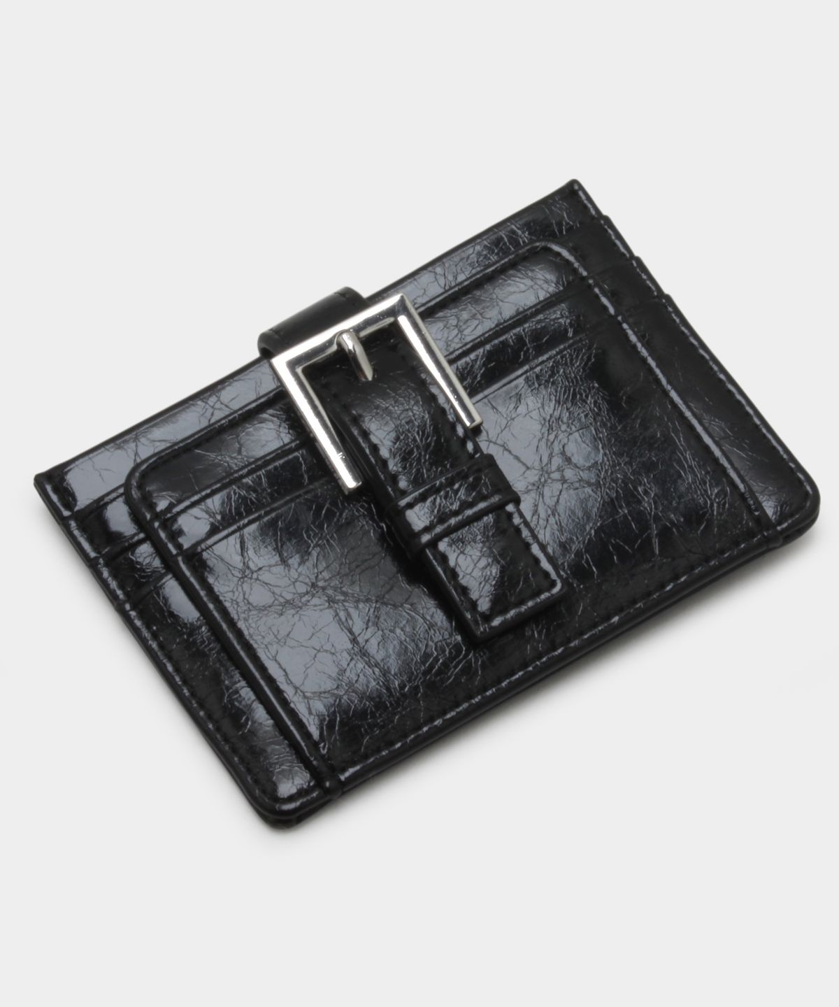 마틴콕스(MATINCOX) Buckle Card Wallet - Black