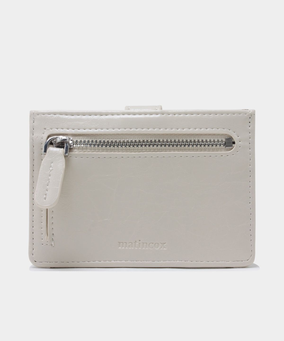 마틴콕스(MATINCOX) Buckle Card Wallet - Cream